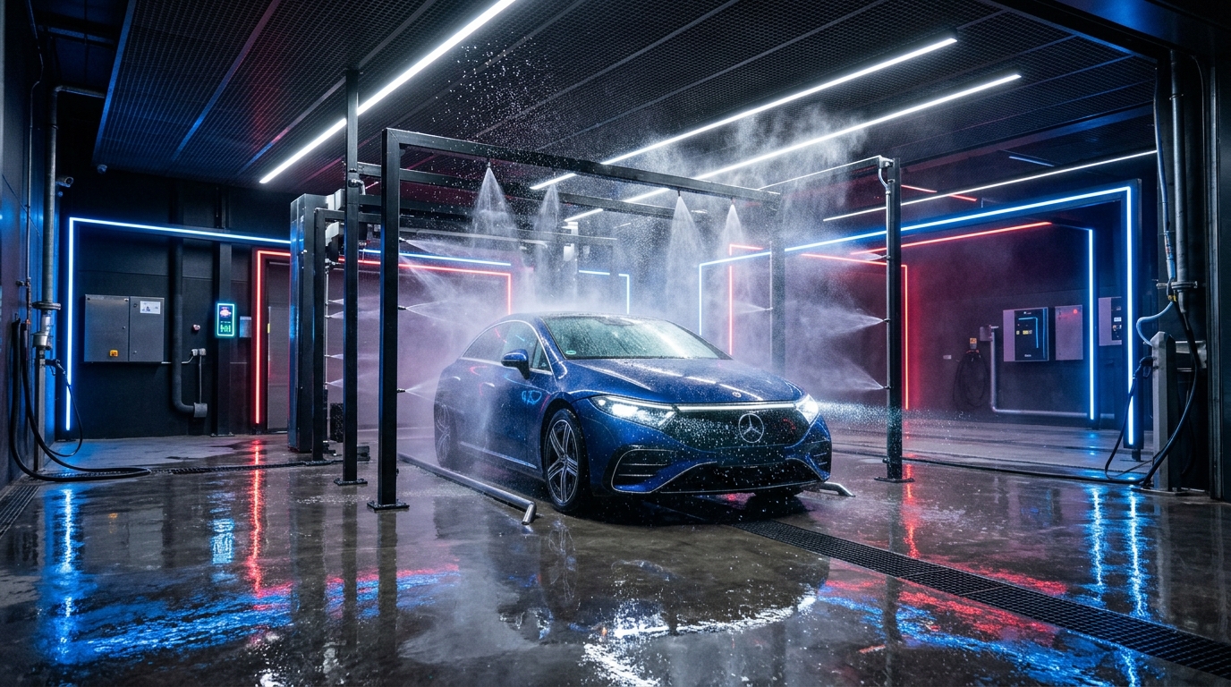 Modern Touch-Free Wash Bay